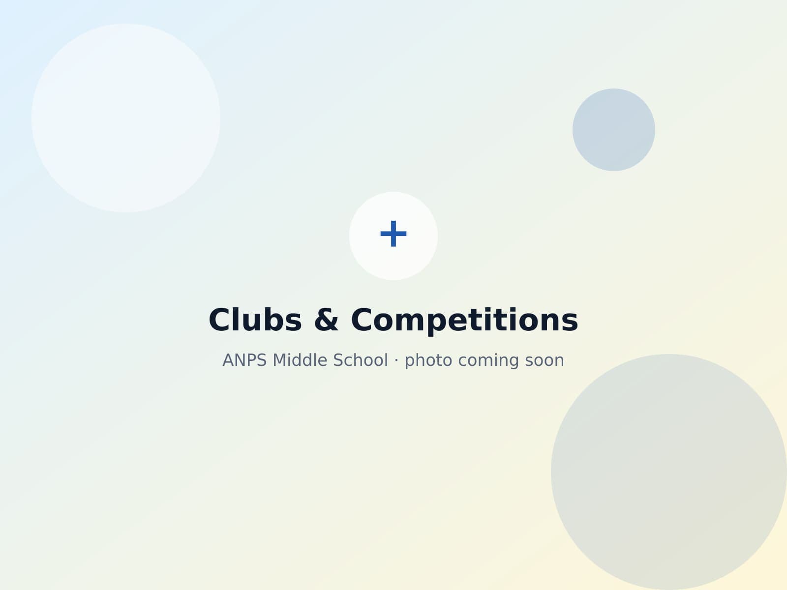 ANPS Middle School students taking part in a club activity