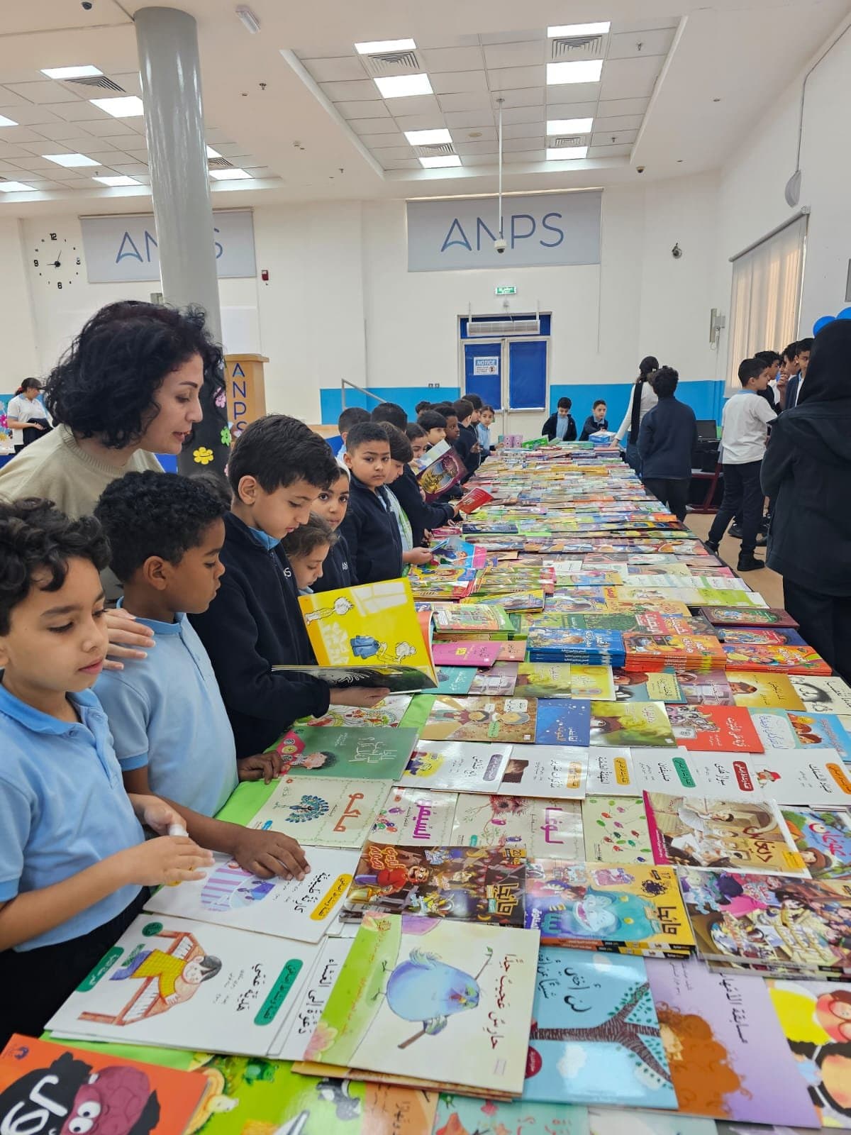 Primary students celebrating a book day dressed as their favourite characters